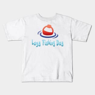 Lazy Fishing Day Kids T-Shirt